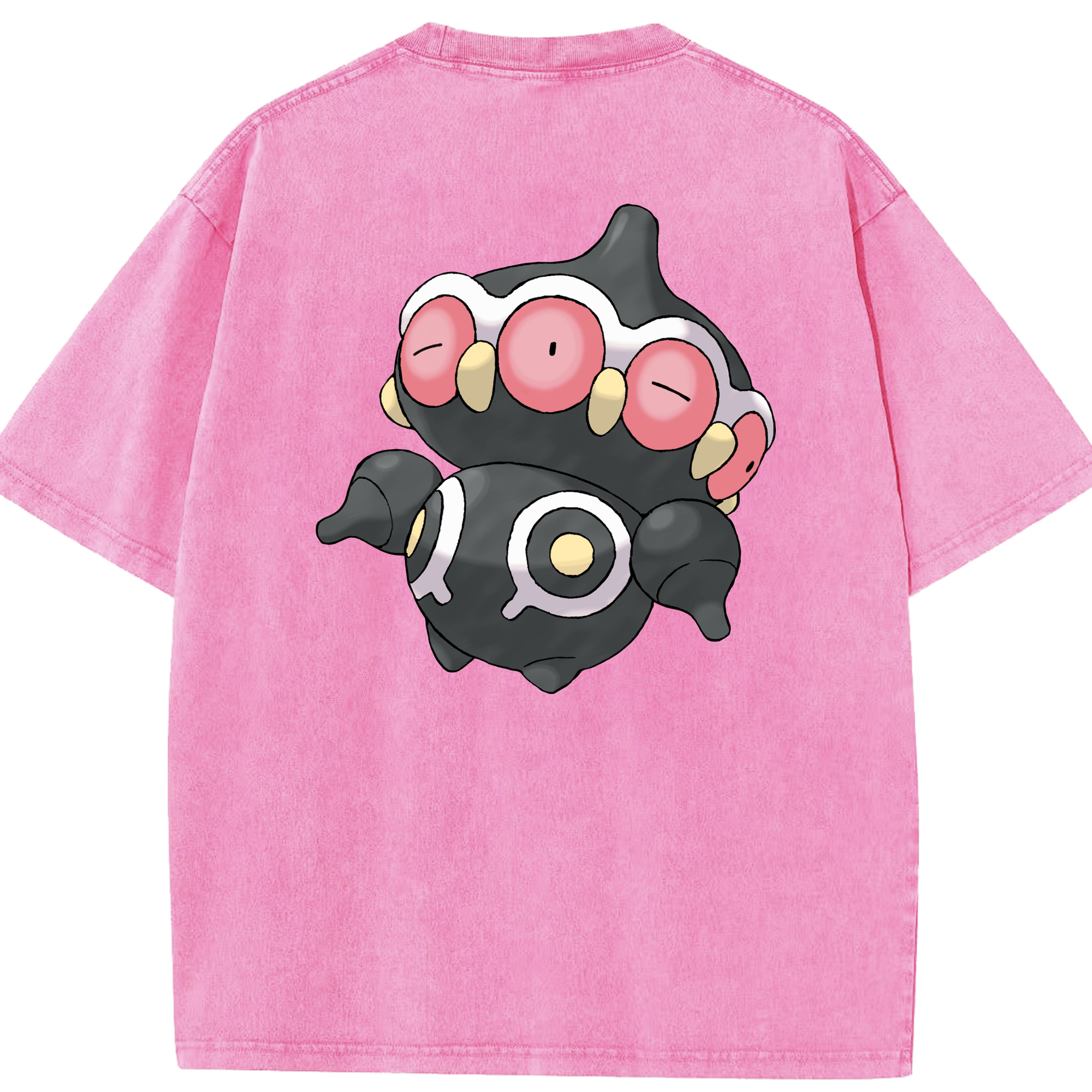 （画像用） ポケットモンスター Pokémon 綿100% ヴィンテージ風 半袖Tシャツ（背面プリント）